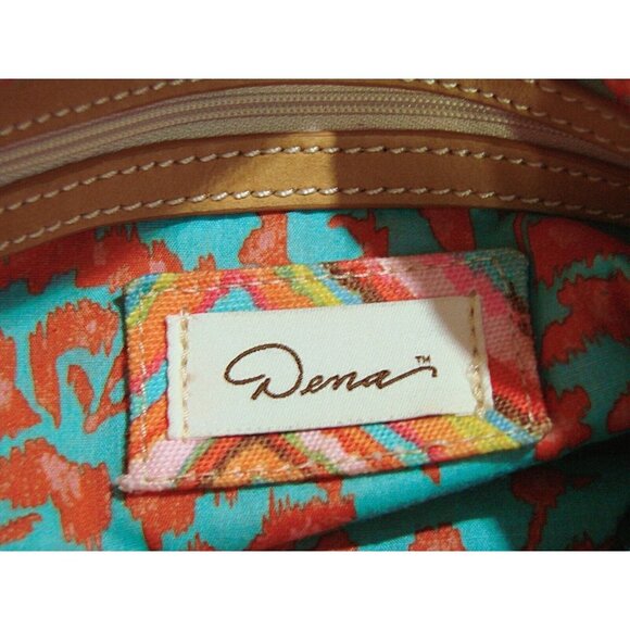 Dena Designs Tote Bag Canvas Crossbody Bag Pockets Double and Long Handles Large - Picture 9 of 12